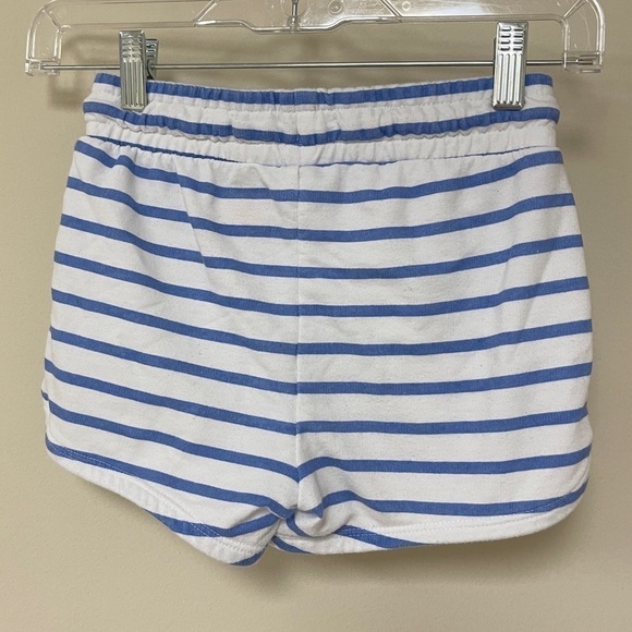 Cat & Jack: Girls Blue / White Stripe Cotton Short, Size M (7/8) - Picture 2 of 6
